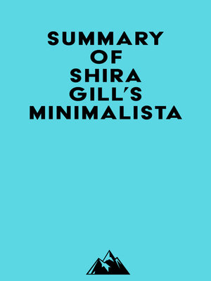 cover image of Summary of Shira Gill's Minimalista